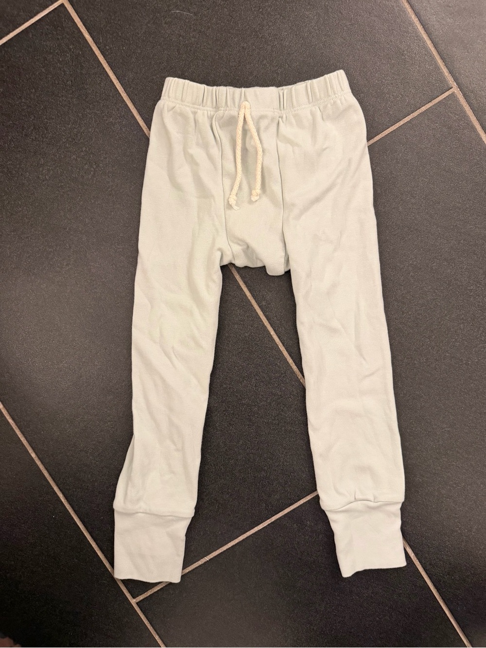 Childhoods Clothing rib knit pant in mineral (mint) 4T